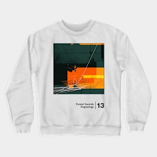 Engravings / Minimal Style Graphic Artwork Crewneck Sweatshirt